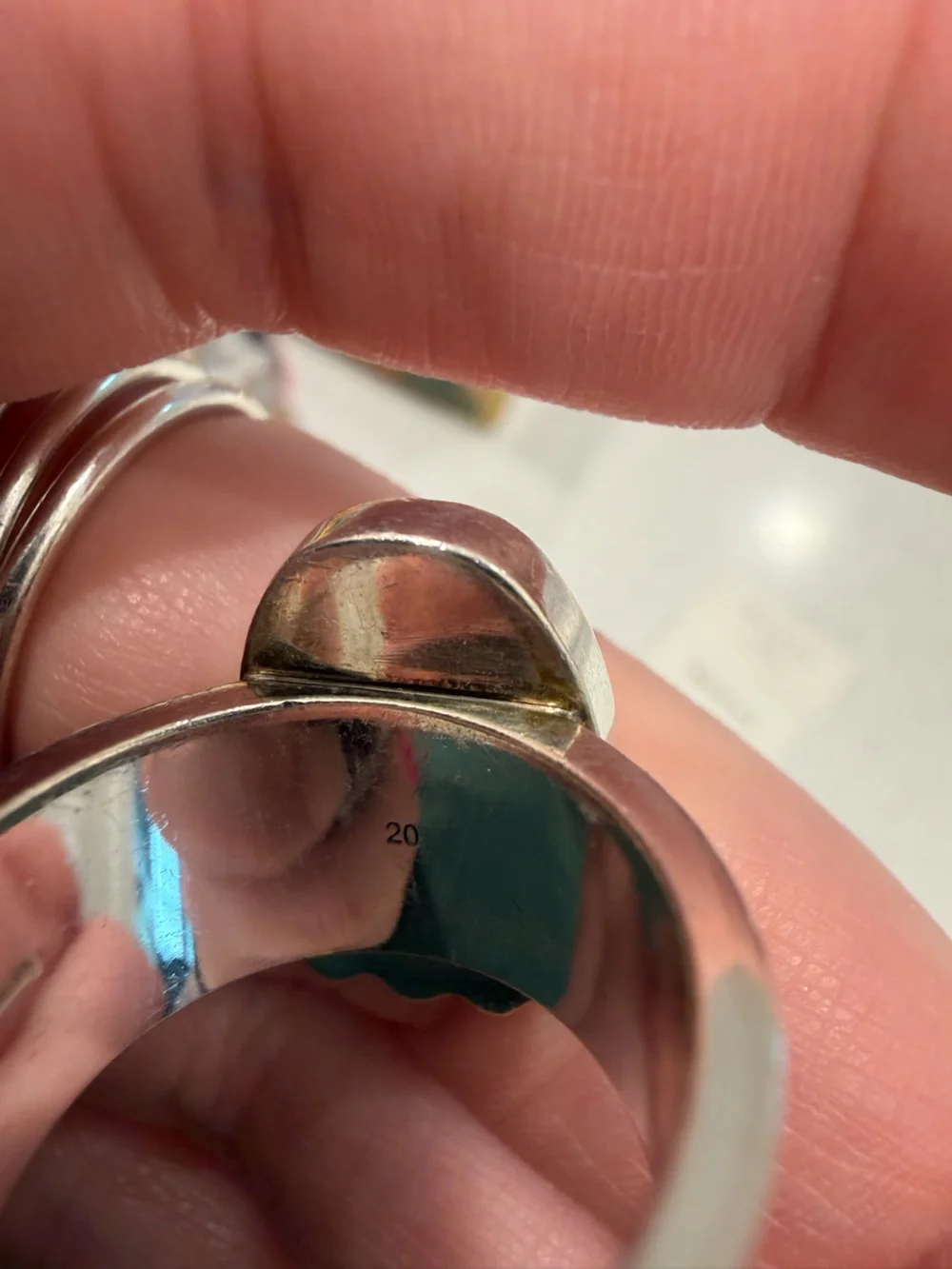 Gucci Silver Ghost Motif Ring - Silver